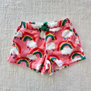 Mini Boden Pink Rainbow Terry Shorts GUC 3